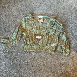 Floral Cropped Blouse